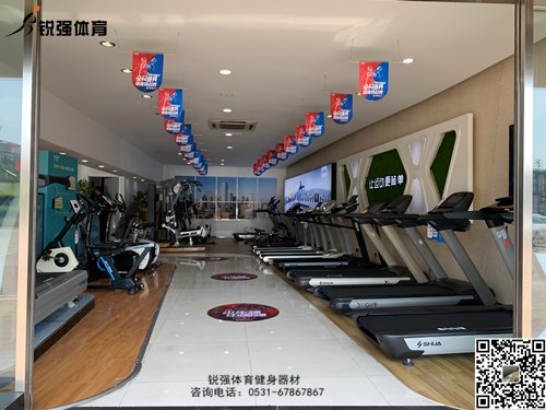 乐盈VI店内的跑步机