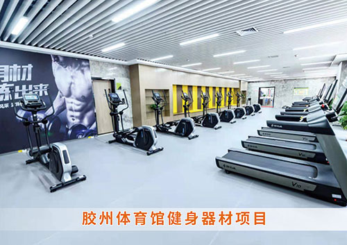 ​乐盈VI为胶州体育馆打造的健身房